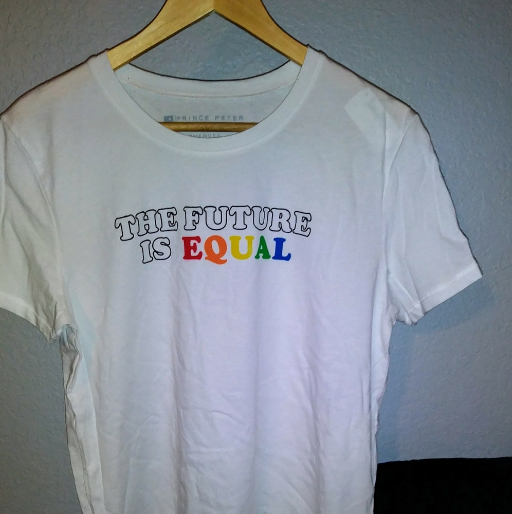 NWT-Prince Peter white Tshirt-L